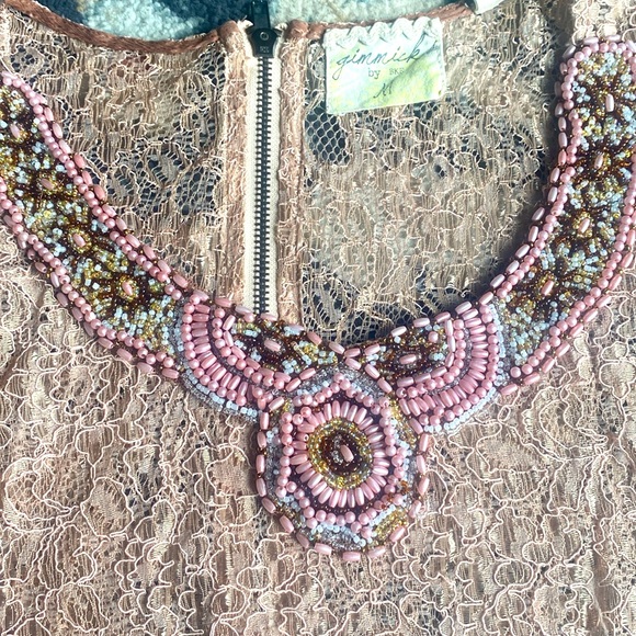 Anthropologie Sz M Gimmicks by BKE silk top - Picture 5 of 14